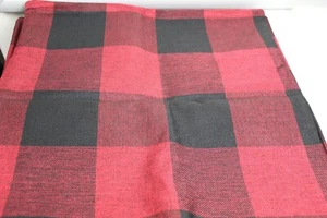 Buffalo Plaid Throw Pillow Covers Red and Black 17 x 17" New - Picture 1 of 2