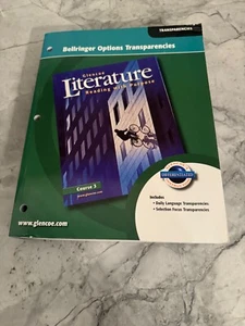 Bellringer Options Transparencies American Literature (Glencoe Literature: The.. - Picture 1 of 5