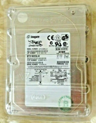 Seagate Cheetah SCSI Internal Harddrive 18GB Model ST318203LW 68pin 3.5 - Image 1 of 3