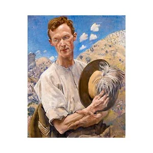 George W Lambert, Sergeant of the Light Horse, Semi-Metallic Gloss, 24" x 30" - Picture 1 of 10