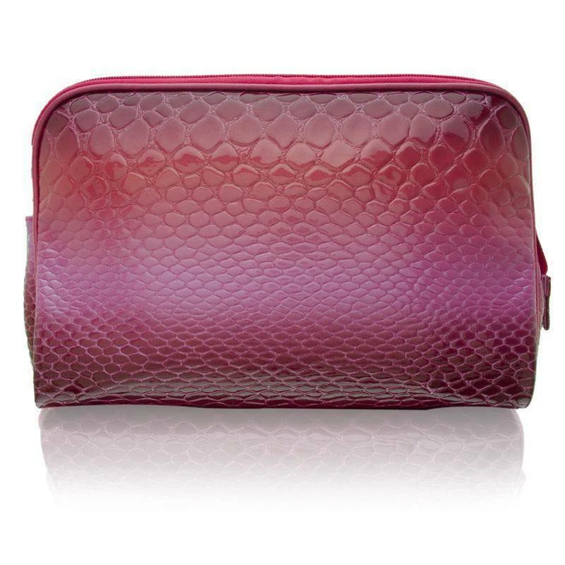 Estuche cosmético de viaje Danielle Electric Croc grande ovalado modelo no. D7106 Nuevo Foto 1 de 1