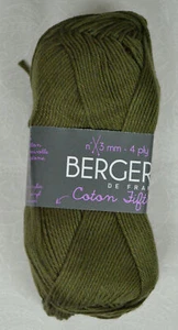 Bergere Yarn, Coton Fifty, 50/50 Cotton / Acrylic, 50g Ball 140m, Chene - Picture 1 of 1