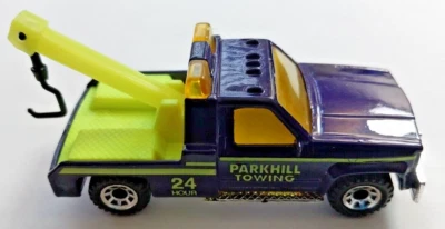 1987 Matchbox GMC Wrecker Tow Truck Parkhill Towing Without Hood Emblem - Image 1 of 3