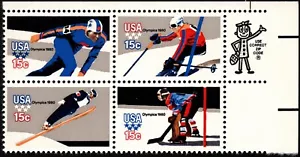 US Stamps Scott # 1795A - # 1798A #1798AC Mint NH Zip Block - 15 Cents Olympics - Picture 1 of 1