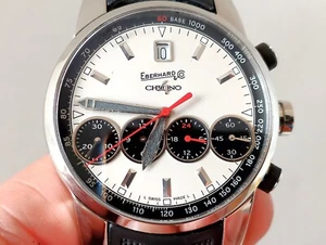 eberhard Chrono 4 grande taille ref. 31052 acciaio automatico 40mm. 2011 € 5240 - Foto 1 di 14