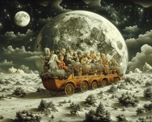 Whimsical Worlds: Bizarre and Eccentric 8x10 Art Prints to Amaze  68430883 - Picture 1 of 1