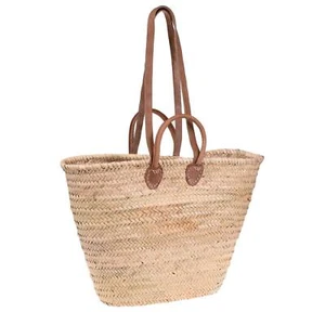 Ibizatasche Einkaufstasche Palmblatt Einkaufskorb Strandtasche Umhängetasche - Bild 1 von 9