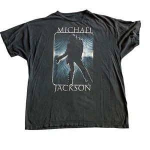 Vintage Bravado Michael Jackson T-Shirt Men’s XL - Black King of Pop Graphic Tee - Picture 1 of 7
