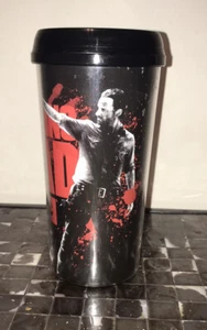 The Walking Dead Rick Grimes 16oz Insulated Travel Cup/Mug w/ Lid by Just Funky - Picture 1 of 6