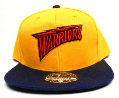 NEW Mitchell & Ness Golden State Warriors HWC Reload Basketball Cap Hat 6 Sizes - Image 1 of 3
