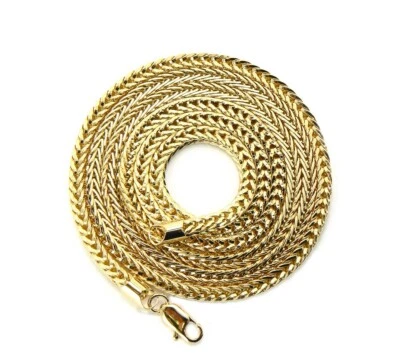ХИП-ХОП 4 мм шириной 36» длинный позолоченный FRANCO цепочка - Изображение 1 из 2