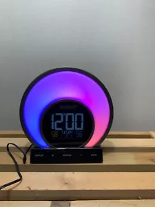 La Crosse Technology, Ltd. C80994 Soluna Mood Light Alarm Clock, Black - Picture 1 of 6