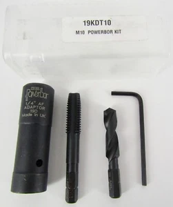 Hall Powerbor 2in1 Drill Tap Combi Kit M10 - 1/4 AF Adaptor M10 x 1.5 - 8.5mm - Picture 1 of 3