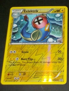 2015 Pokemon Primal Clash Rare Eelektrik Reverse Holo Card 63/160 mint - Imagen 1 de 1