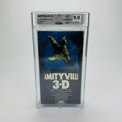 Amityville 3-D - VHS 1989 Cult Classic Orion NEW Sealed Graded REWIND 9.0 (4/5*) - Image 1 of 4