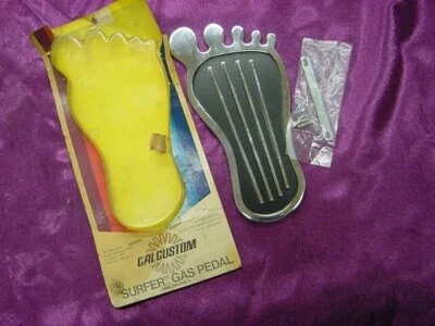 Pedal de acelerador Street Rod / Rat Rod / GM / Ford / Mopar NOS Cal Custom Surfer Foot Foto 1 de 2