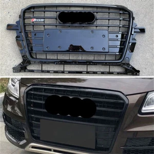Parrilla de parachoques delantero negra para Audi Q5 SQ5 RSQ5 2013-2016 - Imagen 1 de 4