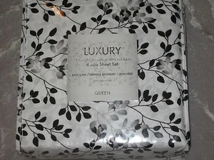 Microfiber Queen Sheet Set Wrinkle Resist Soft Bed 4 Piece Machine Washable NEW! - Picture 1 of 2