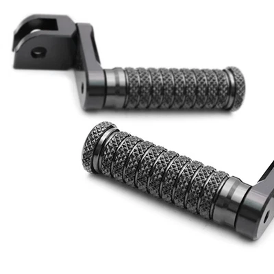 Clavijas de pie negras M-Grip Rider 40 mm extensibles para Aprilia SL1000 Falco 99-01 02 03 04 Foto 1 de 4