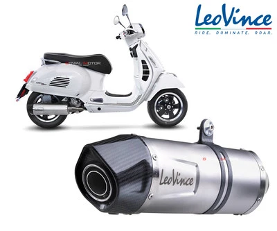 Scarico Leovince LV ONE EVO INOX Omol VESPA GTS 300 HPE/SUPER 2019 2020 14316EK - Immagine 1 di 4