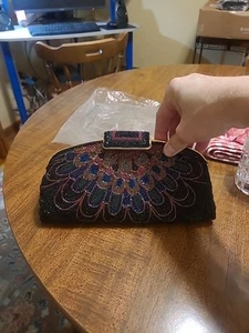 Vintage Beaded Women's Clutch / EXC Condition - Picture 1 of 16