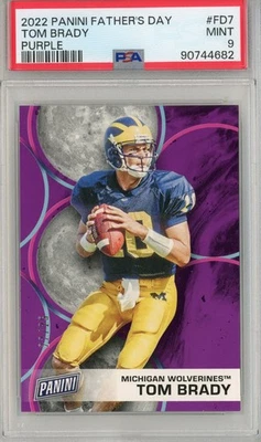 2022 Panini Father's Day Father's Day Purple /35 Tom Brady #FD7 PSA 9 - Image 1 of 2