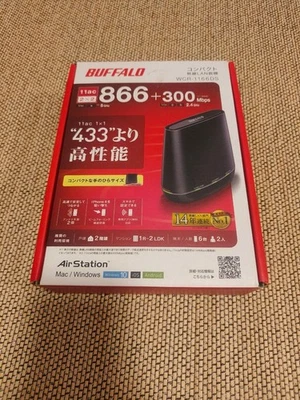 BUFFALO Wireless LAN Router WiFi WCR-1166DS Dual 11ac ac1200 866+300Mbps w/box - Image 1 of 4