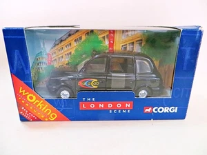 CORGI 66002 'LTI TX1 BLACK TAXI - DIAL A CAB' THE LONDON SCENE. 1:36 MIB/BOXED - Picture 1 of 6