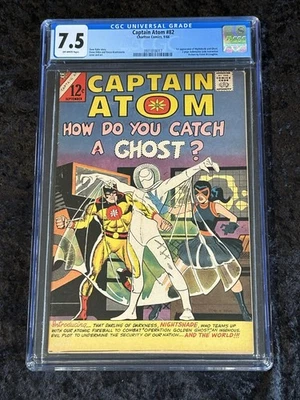 Charlton Comics Group 1966 Captain Atom #82 CGC 7.5 VF- 1st Nightshade & Ghost - Image 1 of 4
