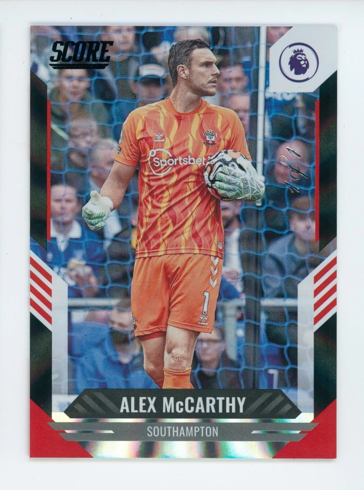 2021-22 Alex McCarthy Panini Score Black Lasers Southampton Soccer Card 1/1 - Image 1 of 3