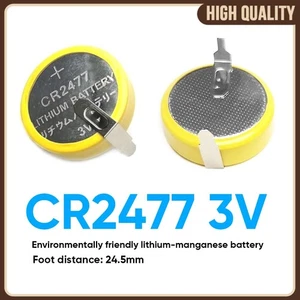 1x 1050mAh 3V CR2477 Lithium Knopfzelle Batterie Coin Cell 24.5x 7.7 mm - Bild 1 von 5
