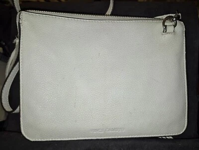 Vince Camuto White Leather Crossbody Shoulder Bag - Image 1 of 4