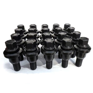 20x BLACK Conversion Sleeve Wheel Bolts For Range Rover SPORT L461 AKWUS12SB - Picture 1 of 9