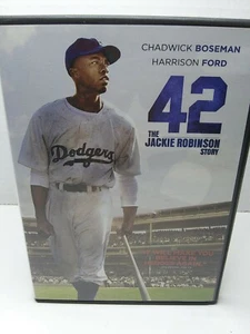 42: The Jackie Robinson Story (DVD, 2013) (Chadwick Boseman)( Harrison Ford) 🔥 - Picture 1 of 3