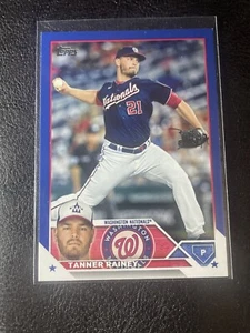 2023 Topps Royal Blue Parallel Tanner Rainey #80 - Picture 1 of 2