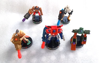 Attacktix Optimus Prime PrincessLeia Scorponok Omnicon Biker Scout+Missiles  Lot - Image 1 of 4