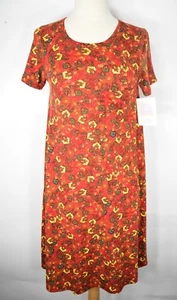 Vestido para mujer LuLaRoe rojo cachemir Nicole talla XXS NUEVO CON ETIQUETAS - Imagen 1 de 12