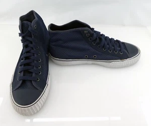 PF Flyers Shoes Center Reissue Hi Shepard's Check Dark Blue Sneaker Size 9 - Picture 1 of 6