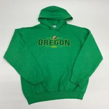 Champion Oregon Ducks Hoodie Youth 14-16 Long Sleeve Green Kangaroo Pocket