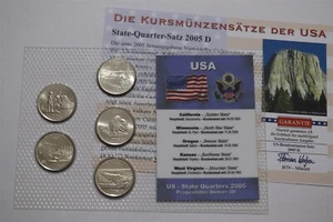 π§ πΊπΈ USA STATE QUARTERS 2005 SEALED MINT SET B79 #812 - Picture 1 of 4