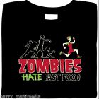 Zombies Hate Fast Food, Funny Zombie Shirts, Halloween T-Shirts