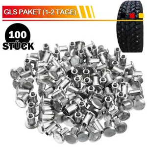 100 Stk Auto Anti-Rutsch-Schraube Stud Rad Reifen Schnee Reifen Spikes SUV ATV - Bild 1 von 10