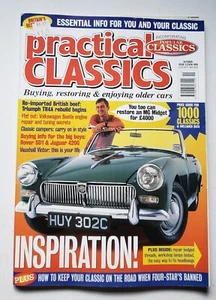 Practical Classics Oct 1999 British Car Magazine Triumph TR4A Rover SD1 Vauxhall - Imagen 1 de 3