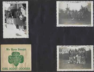 46 fotos vintage de Girl Scouts de los años 1940-50 con fechas y nombres, primera Girl Scout - Imagen 1 de 13