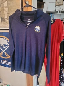 Pullover Buffalo Sabres Fanatics 1/4 Cremallera Para Hombre M Ligero - Imagen 1 de 2