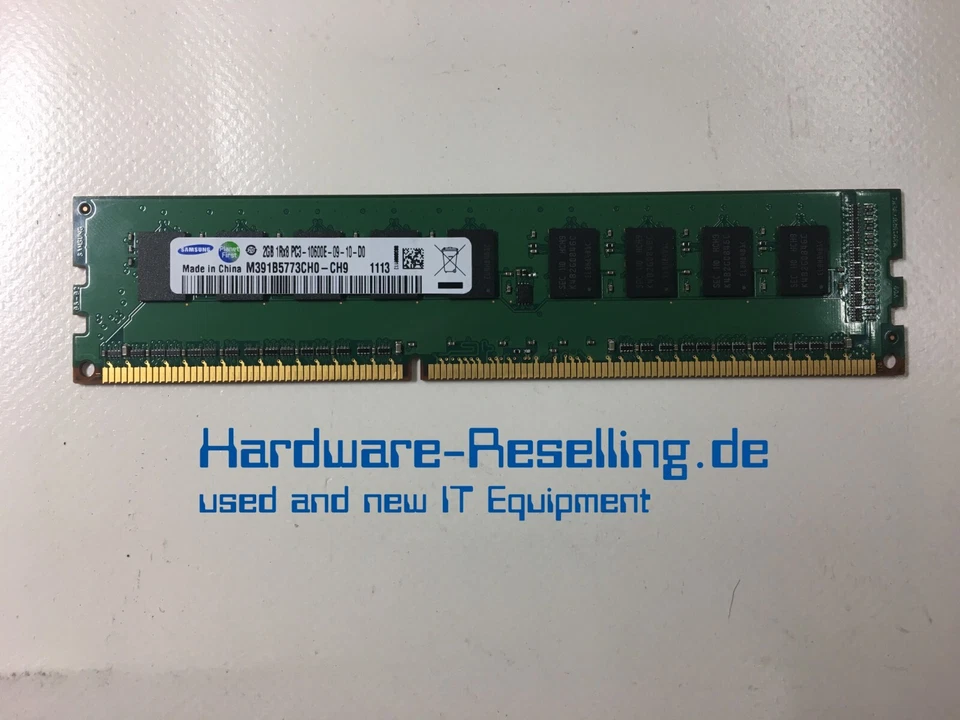 Samsung 1Rx8 2 GB PC3-10600 ECC Server RAM M391B5773CH0-CH9 - Photo 1/1