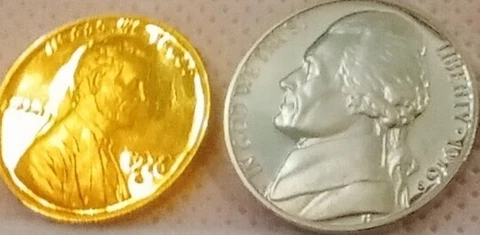 1976 S LINCOLN CENT penny Jefferson Nickel (2) GEM coins from US Mint PROOF Set Cover