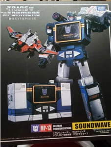 TAKARA TOMY Transformers Soundwave 10" Figure MP13 Masterpiece Robot nuovo con scatola - Foto 1 di 8