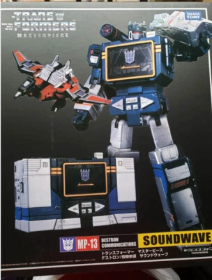TAKARA TOMY Transformers Soundwave 10" Figure MP13 Masterpiece Robot New In Box - Image 1 of 4