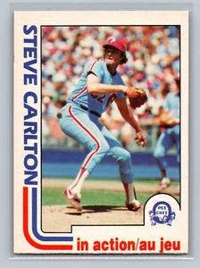 1982 O-Pee-Chee Steve Carlton #122 - Philadelphia Phillies - Canadian/French - Picture 1 of 2